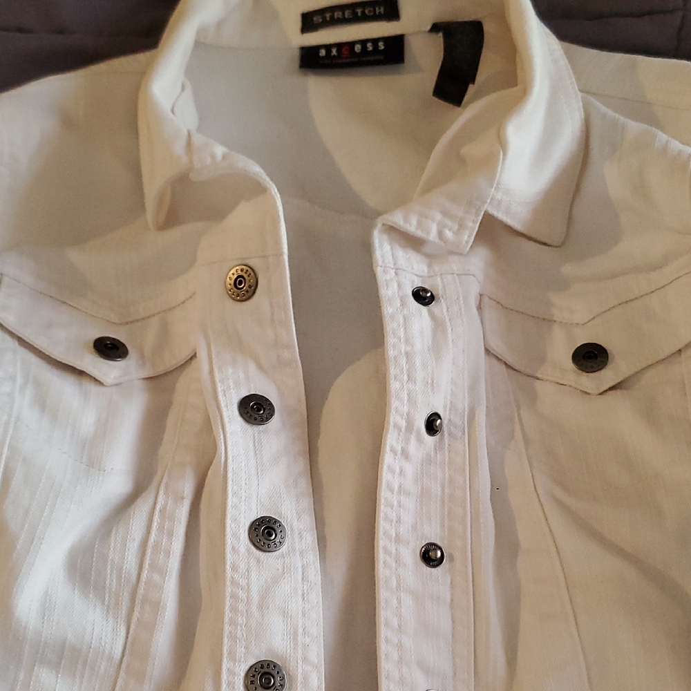 White Button-Up Jacket